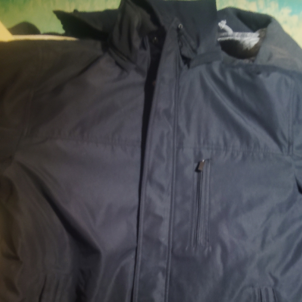 Weatherproof Black Performance Jacket with Weather-Resistant Shell